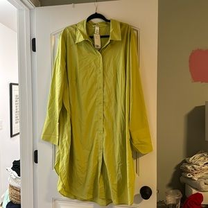 Light Green H&M Shirt Dress XXL